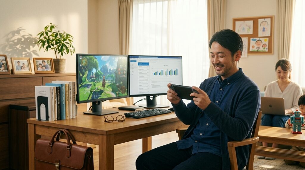 仕事・家族・ゲームを大切にしながらゲームを楽しむ社会人ゲーマー