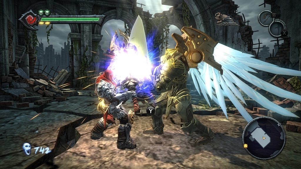 Darksiders Warmastered Editionの戦闘シーン