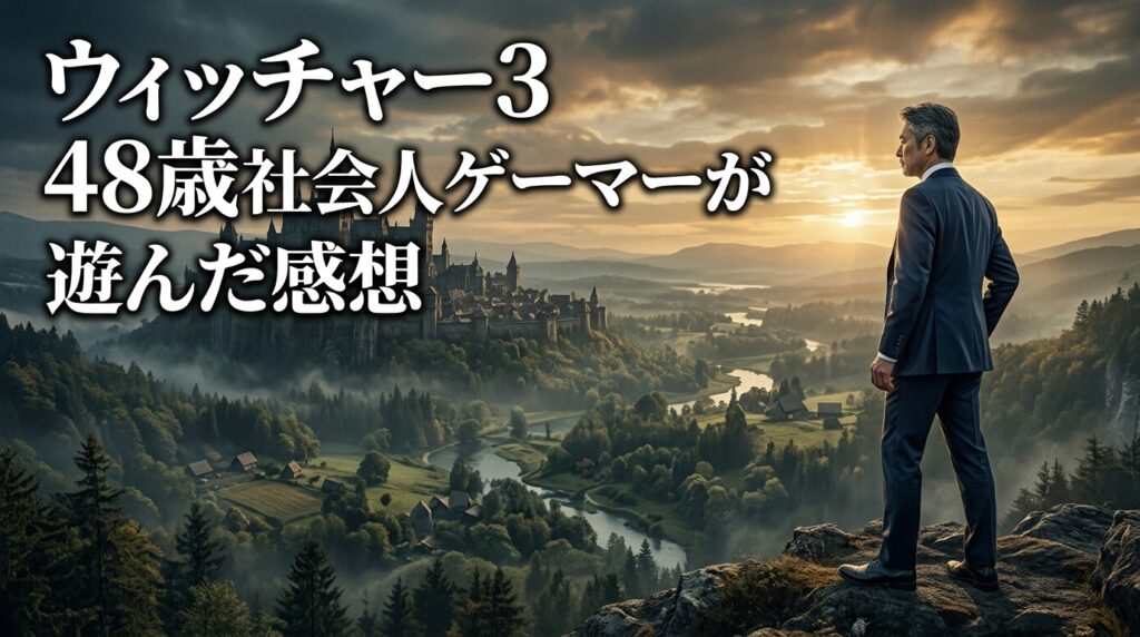 ウィッチャー3を遊ぶ48歳の社会人ゲーマー