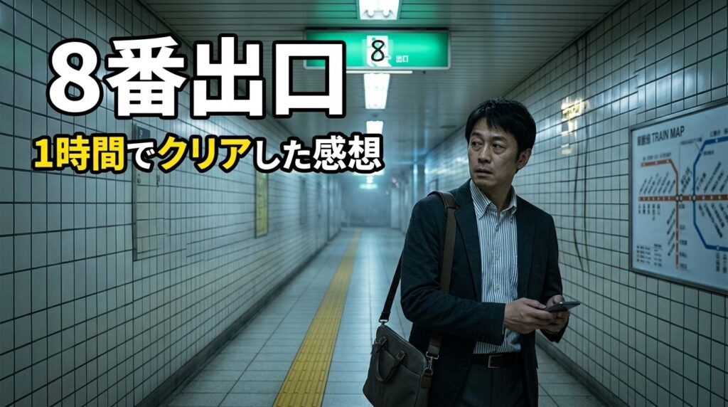 8番出口を遊ぶ社会人ゲーマー