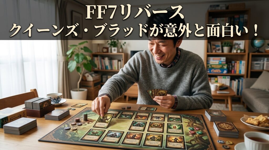 FF7リバースのクイーンズ・ブラッドを遊ぶ社会人ゲーマー
